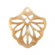 Resin Anh&auml;nger Sand brown