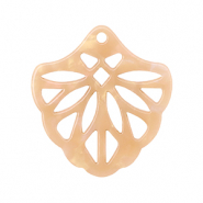 Resin Anh&auml;nger Peach blush opal