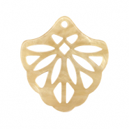Resin Anh&auml;nger Sand beige