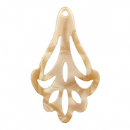 Resin Anh&auml;nger Sand brown