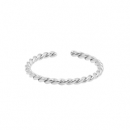 Ringe aus Stainless Steel - Rostfreiem Stahl Twist Silber