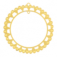 Stainless Steel - Rostfrei Stahl Anhänger Bohemian 48mm Gold