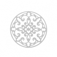 Stainless Steel - Rostfrei Stahl Anhänger Bohemian 28mm Silver