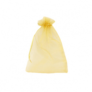 Schmuckbeutel Organza 7x9cm Golden yellow