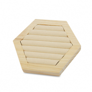 Schmuckdisplay für Ringe Natural-beige