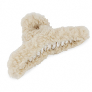 Haarschmuck hair clamp Teddy Cream beige