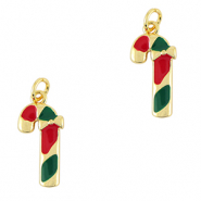 Brass TQ Metall Anh&auml;nger Zuckerstange Gold