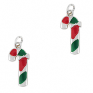 Brass TQ Metall Anh&auml;nger Zuckerstange Silver