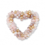 Top Facett Anh&auml;nger Herz Multicolour