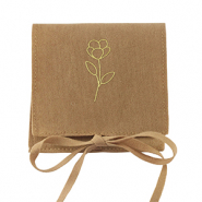Schmuckbeutel Flower Sierra brown-gold