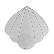 Stainless Steel - Rostfrei Stahl Anh&auml;nger H&uuml;lse Silver