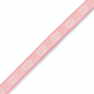 Schmuckband mit Text smiley Pink-white
