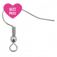 Stainless Steel - Rostfrei Stahl Schmuckzubehör Ohrringe / Ohrhänger Antik silber