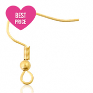 Stainless Steel - Rostfreiem Stahl Schmuckzubehör Ohrringe/Ohrhänger Gold