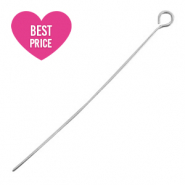 Stainless Steel - Rostfreiem Stahl Schmuckzubehör Kettelstifte 50mm Silber