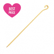 Stainless Steel - Rostfreiem Stahl Schmuckzubehör Kettelstifte 35mm Gold