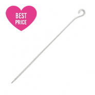 Stainless Steel - Rostfrei Stahl Schmuckzubehör Kettelstifte 35mm Silber