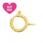 Stainless Steel - Rostfrei Stahl Schmuckzubehör Verschluss 7x9mm Gold