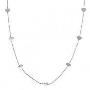 Ketten aus Stainless Steel - Rostfreiem Stahl Herz Silver