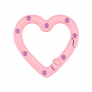 Farbiges Zubeh&ouml;r Schl&uuml;ssel Anh&auml;nger Herz Pink-purple