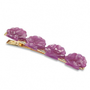 Haarschmuck Haarspang Hülse Purple