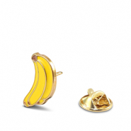 Anstecker Banane Yellow-gold