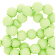 4 mm Acrylperlen Lime green