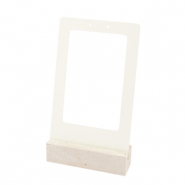 Schmuckdisplay für Ohrringe Natural-off white