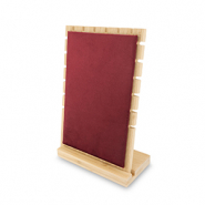 Schmuckdisplay für Ketten Natural-bordeaux