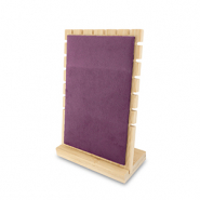 Schmuckdisplay für Ketten Natural-aubergine purple