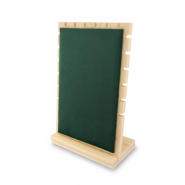 Schmuckdisplay für Ketten Natural-dark Green