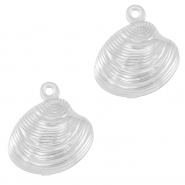 Stainless Steel - Rostfrei Stahl Anhänger Hülse Silver