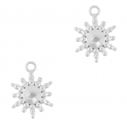 Stainless Steel - Rostfrei Stahl Anh&auml;nger Sonne Silver