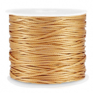 Makramee Band geflochten 1mm Gold
