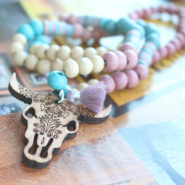 Schmucksets Holz Anhänger