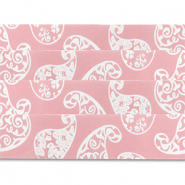 Bandana-Set 4 Stück Light pink-white