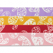Bandana-Mix-Set 4 Stück Purple-ochre yellow-red-light pink