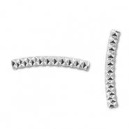 Stainless Steel - Rostfrei Stahl Perlen Tube Silver