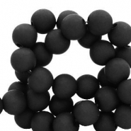 8 mm Acrylperlen Black