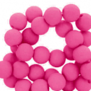 4 mm Acrylperlen Fuchsia