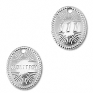 BY31&reg; Stainless Steel - Rostfrei Stahl Anh&auml;nger Engelszahlen 111 / Intuition Silver