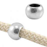 Perlen DQ Metall 10mm Antik silber (Nickelfrei)