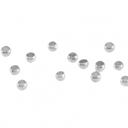 DQ Metall Quetschperlen 2.0 mm Antik silber (nickelfrei)