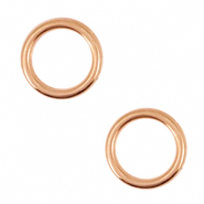 Metall Anhänger DQ Zirkel 12mm Rosegold (Nickelfrei)