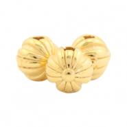 Metall Perlen DQ Ball 6mm Gold (Nickelfrei)