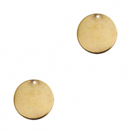 Designer Quality Metall f&uuml;r ImpressArt Anh&auml;nger 10mm Antik bronze (Nickelfrei)