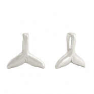 Metall Anh&auml;nger DQ Walschweif Antik silber (Nickelfrei)