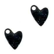 Plexx Anh&auml;nger Heart Shimmery Black
