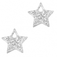 Plexx Anh&auml;nger Star Glitter Silver