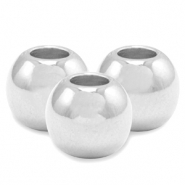 Metall Perlen DQ 3mm Antik silber (Nickelfrei)